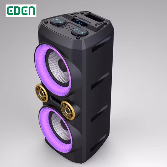PA Multifunzione Bluetooth DJ Karaoke Trolley Professionale Wireless Portatile Ricaricabile con Luce LED Altoparlante ED